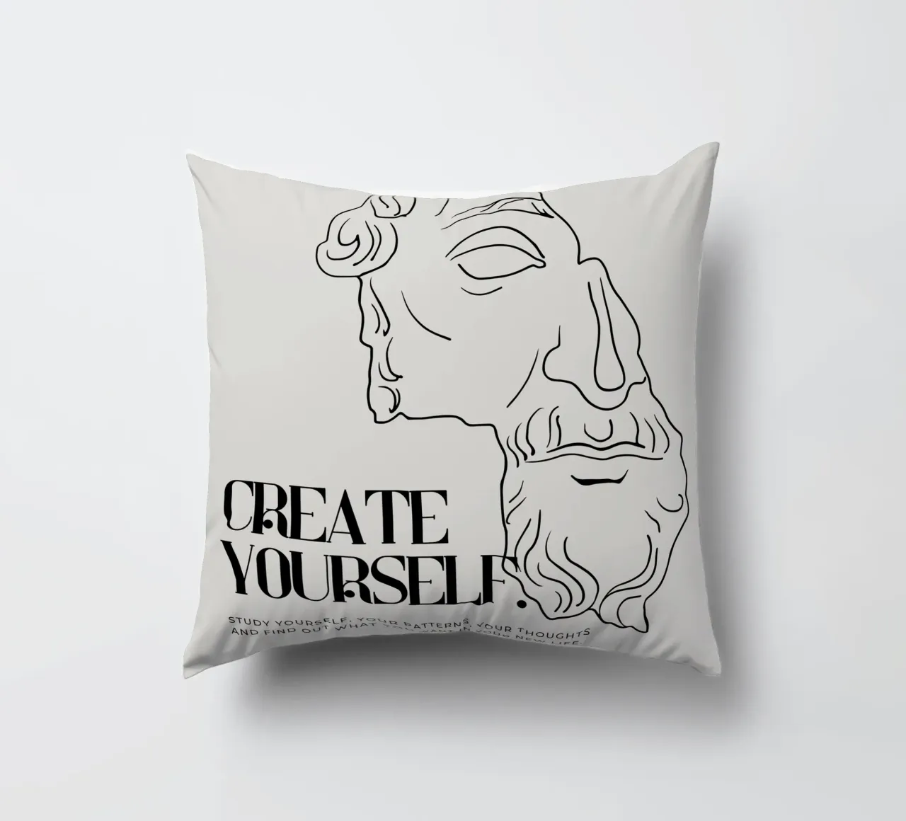create yourself Kissen von Ambition Wall