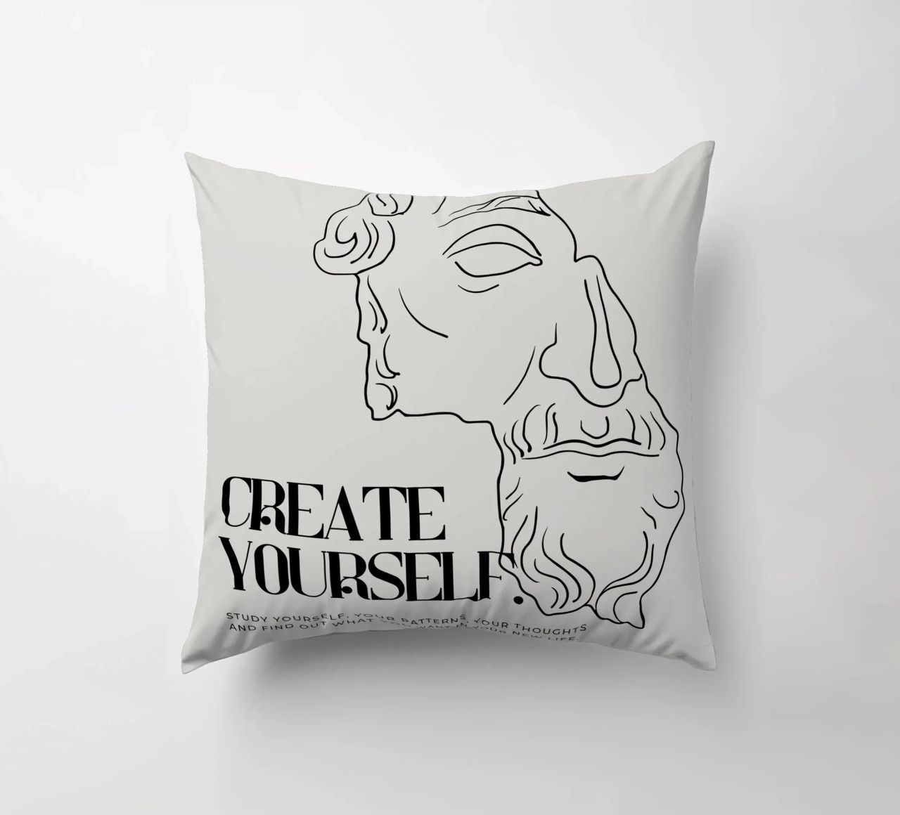 create yourself cuscino da Ambition Wall