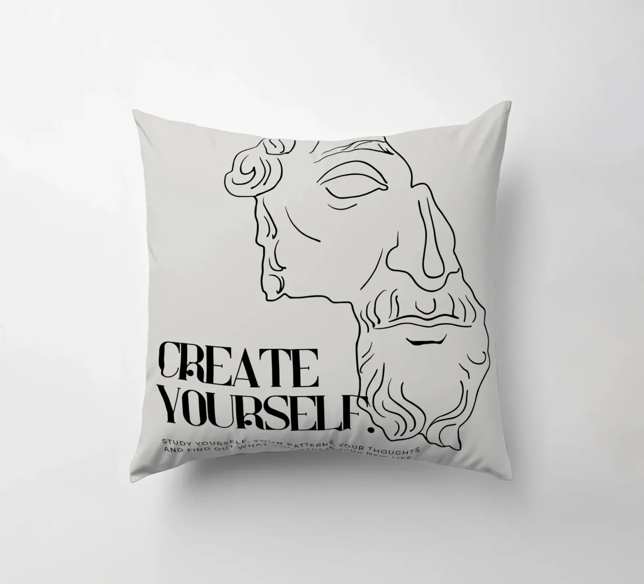 create yourself Kissen von Ambition Wall