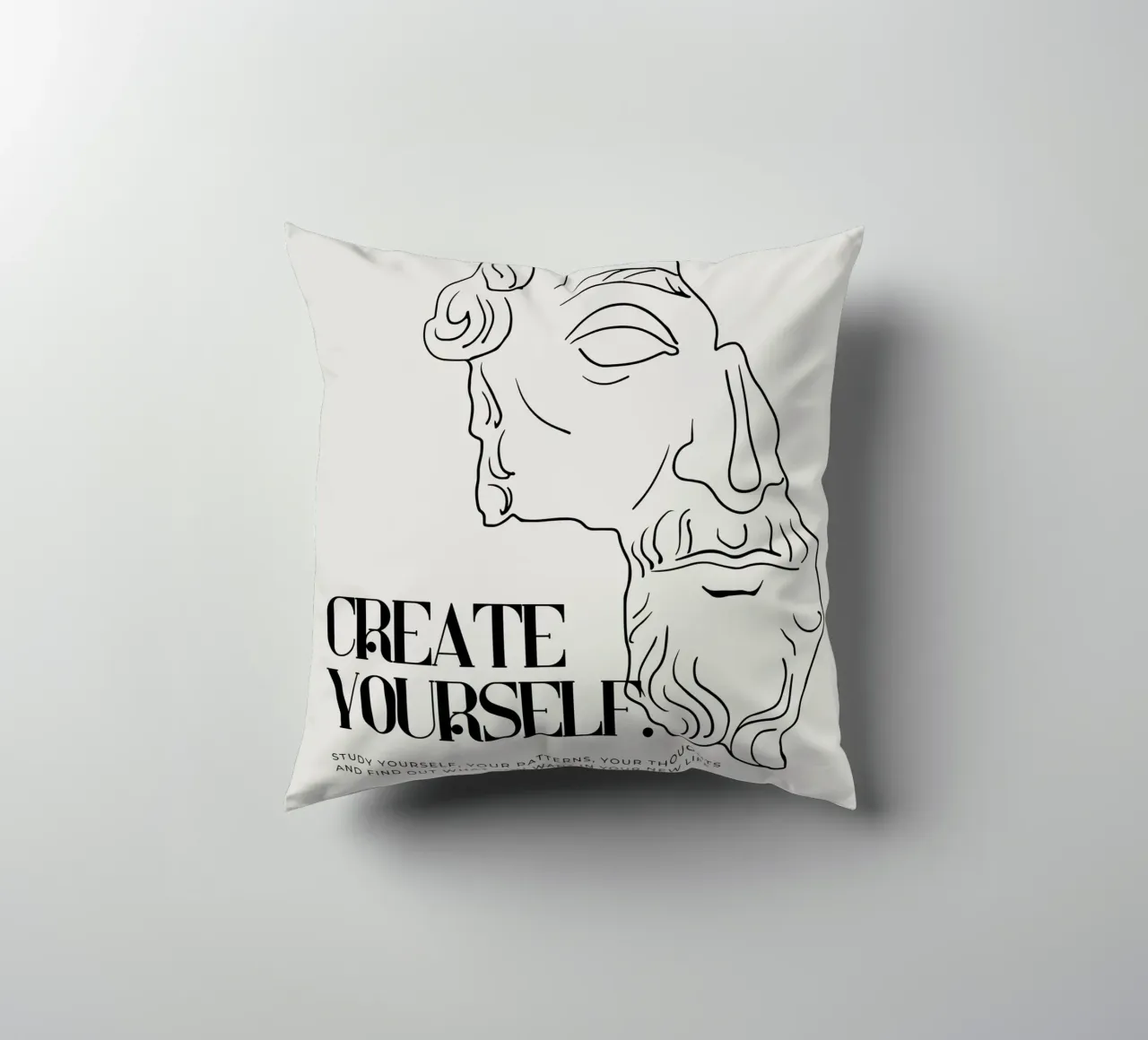 create yourself Kissen von Ambition Wall