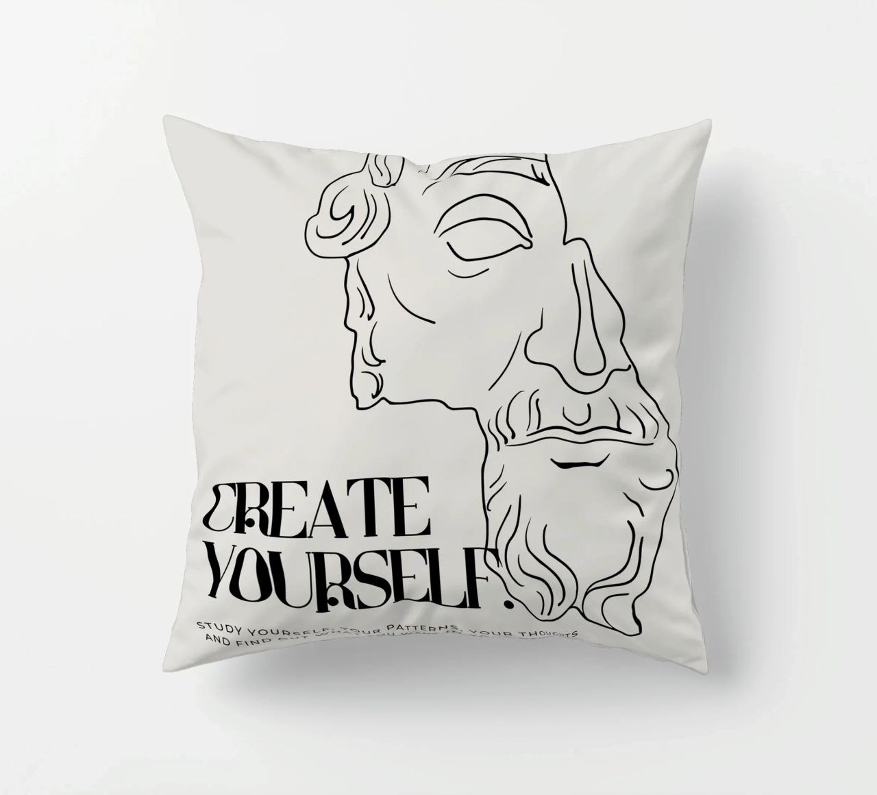 create yourself cuscino da Ambition Wall