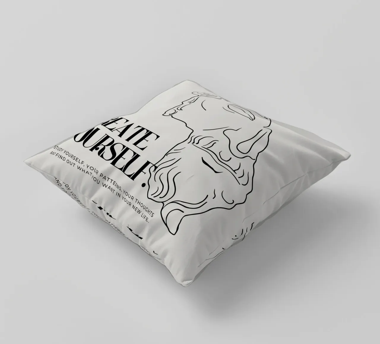 create yourself Kissen von Ambition Wall