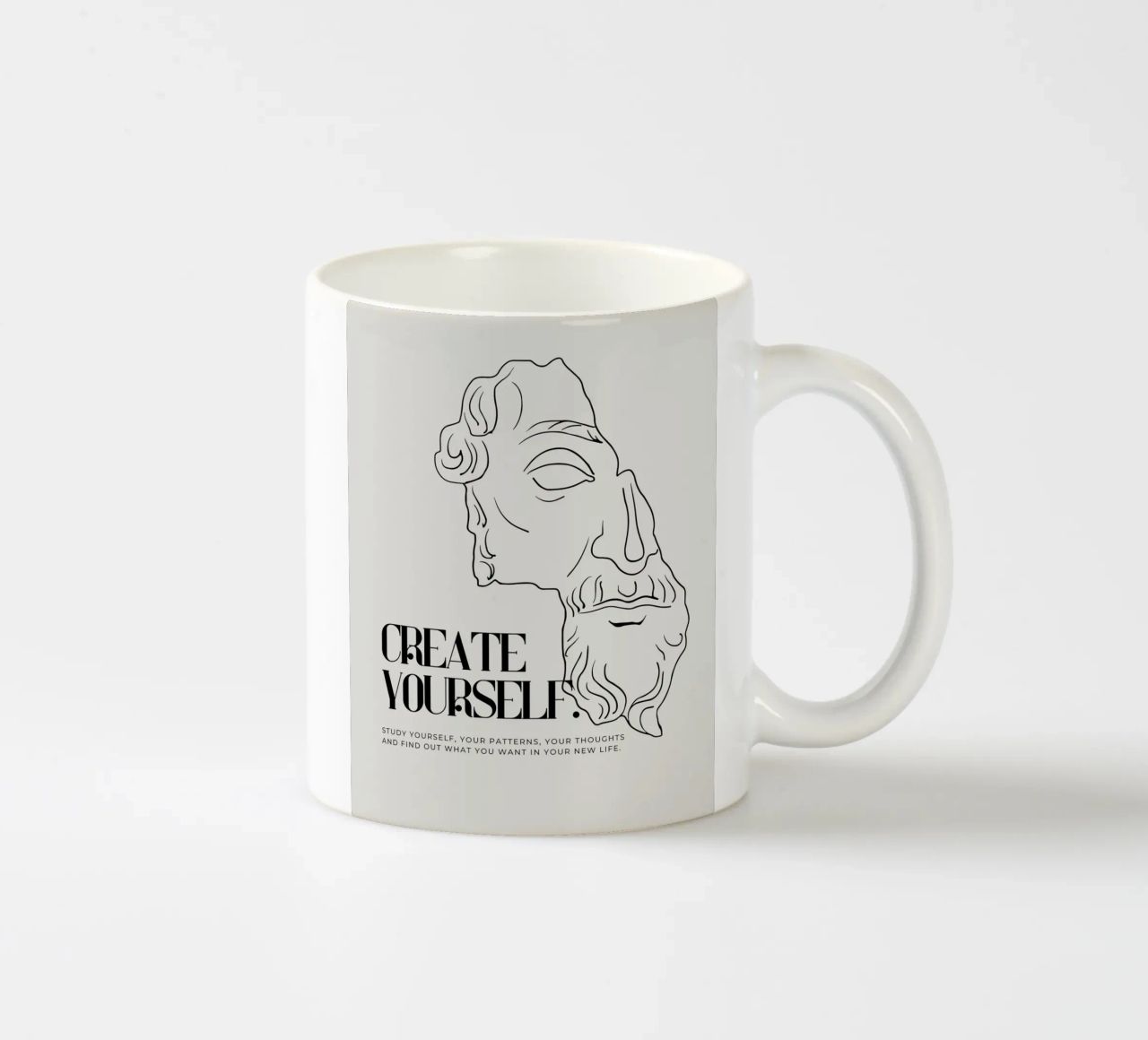 create yourself tazza in ceramica da Ambition Wall