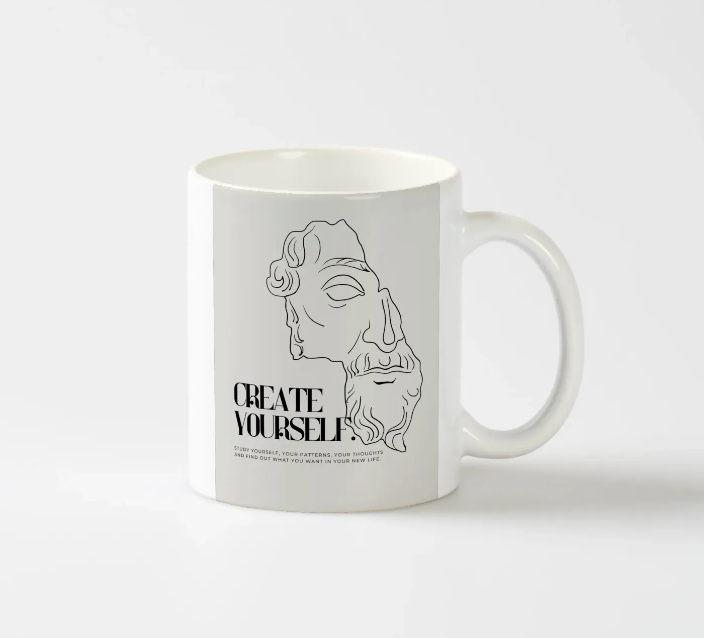 create yourself ceramic mug by pixelflow
