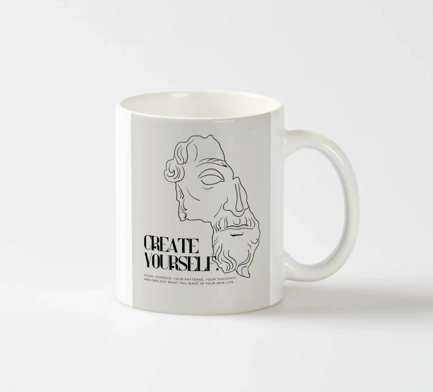 create yourself ceramic mug by pixelflow