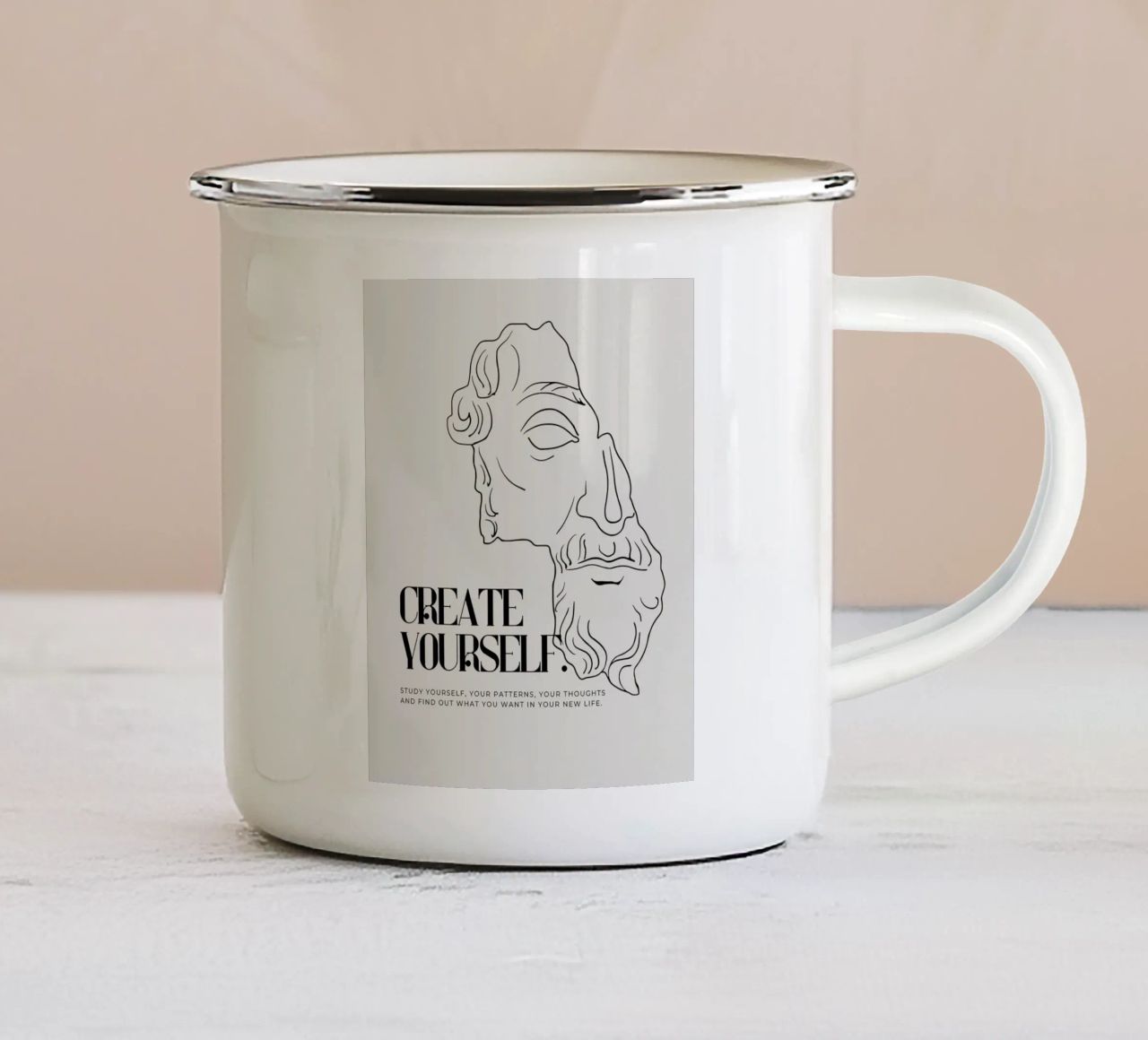 create yourself tazza in smalto da Ambition Wall