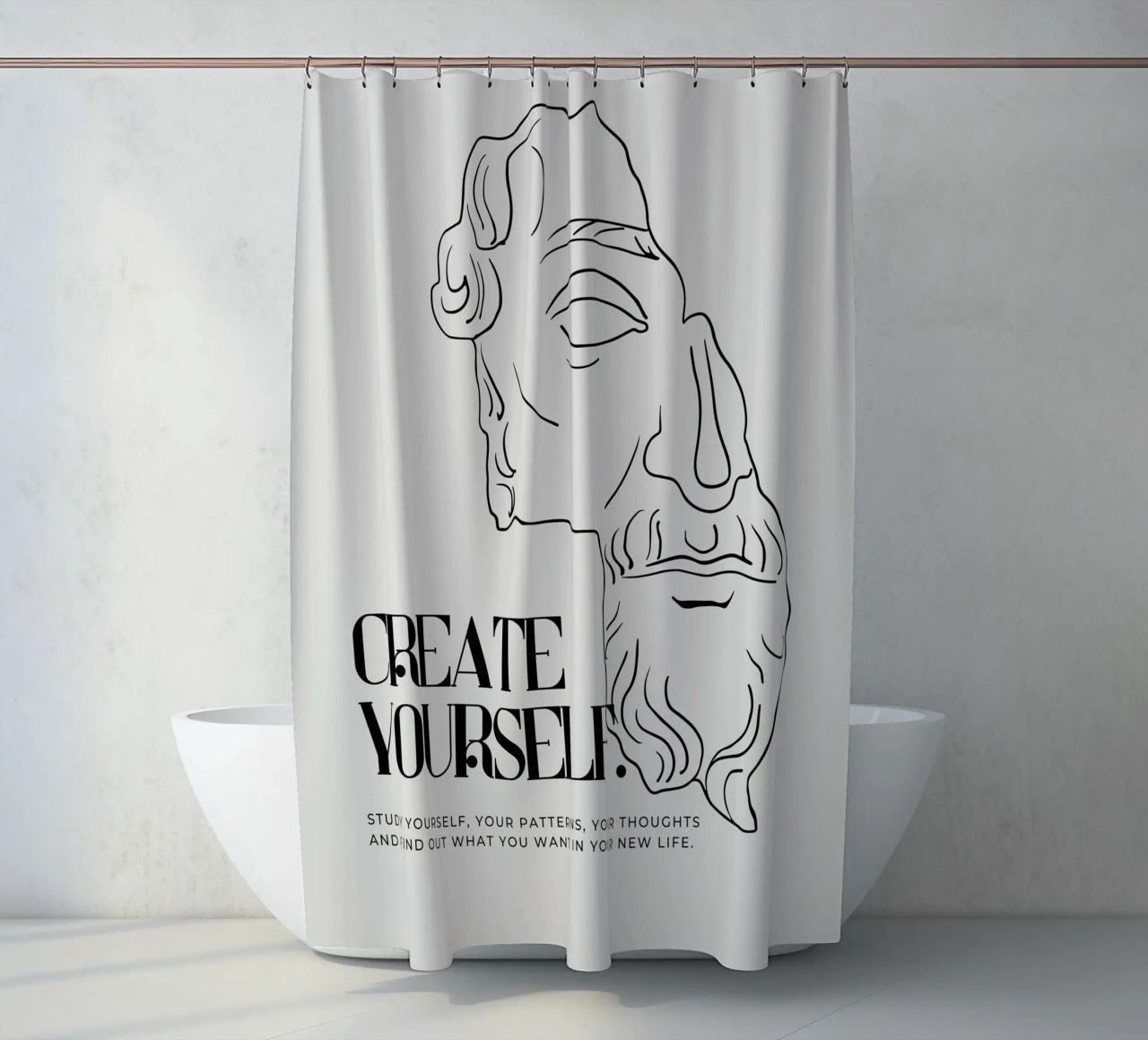 create yourself tenda da doccia da Ambition Wall