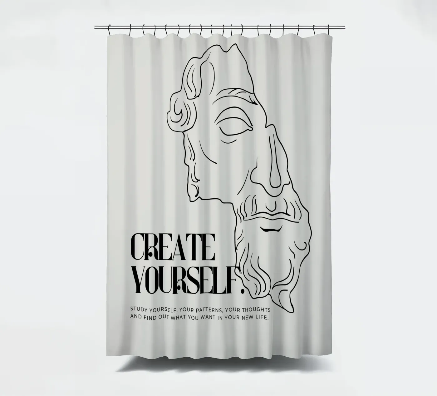 create yourself Duschvorhang von pixelflow
