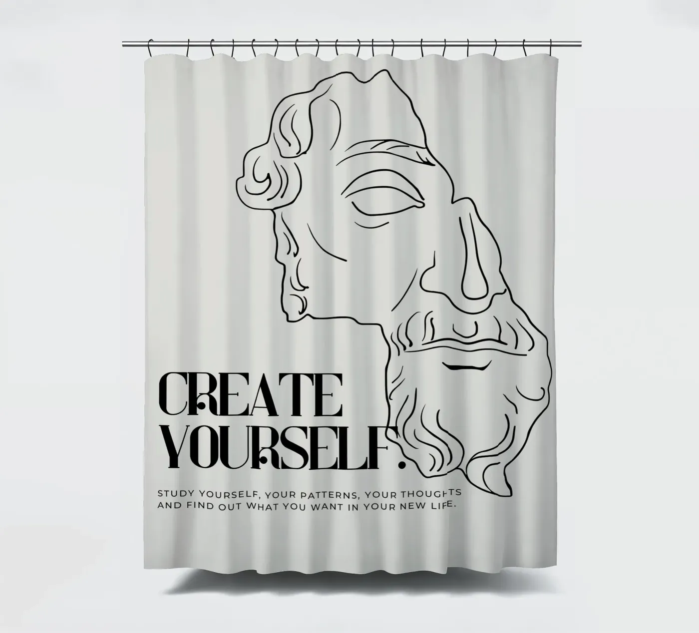 create yourself Duschvorhang von pixelflow