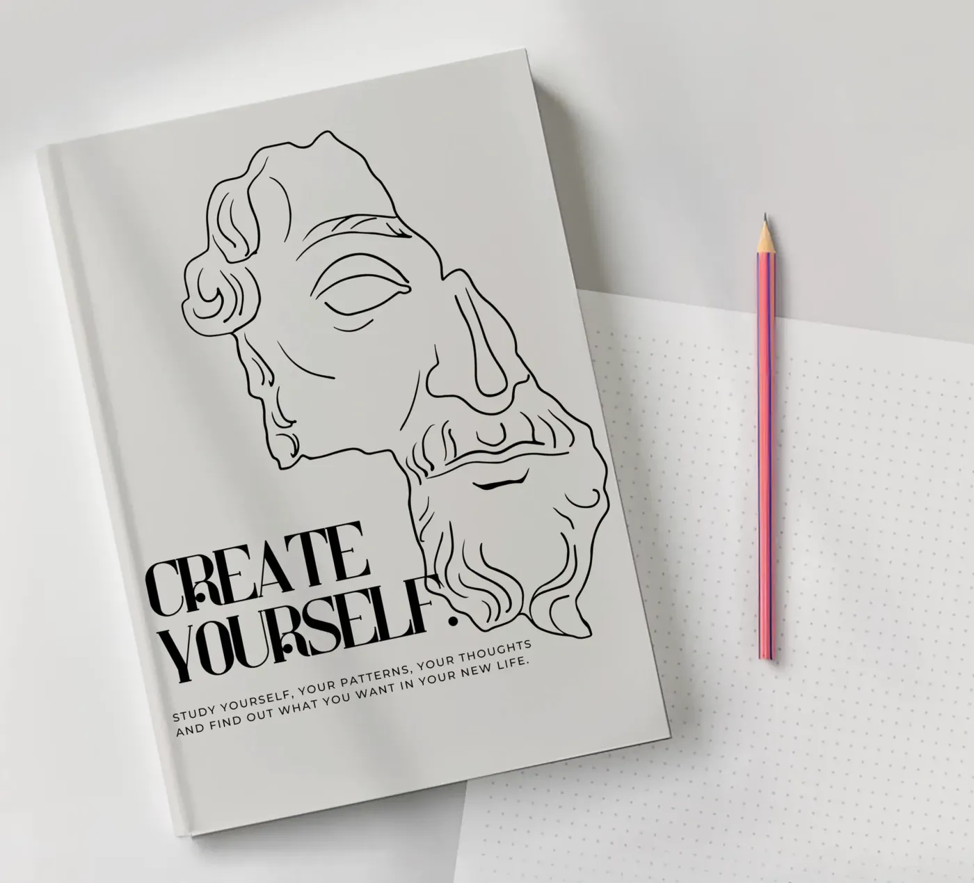 create yourself notebook by pixelflow