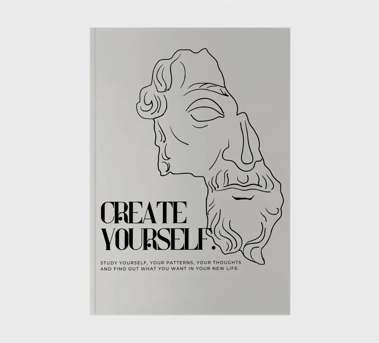 create yourself notebook by Ambition Wall