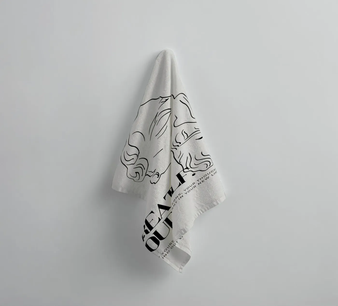 create yourself towel by pixelflow