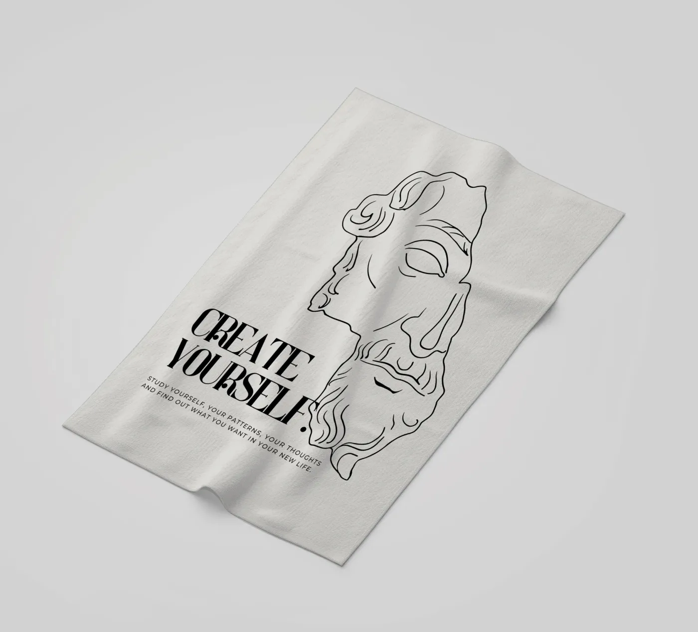 create yourself strandhanddoek van pixelflow