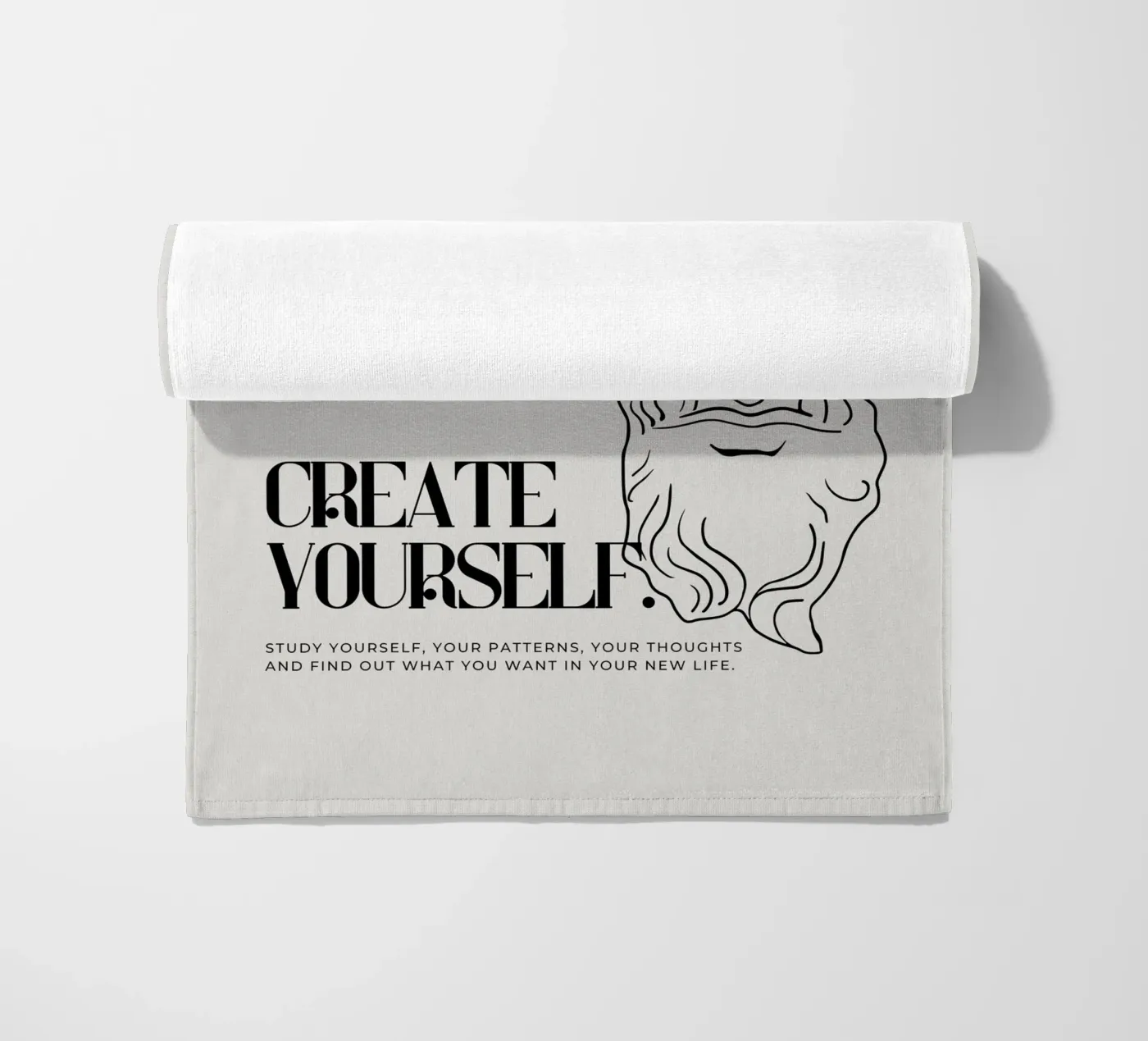 create yourself strandhanddoek van pixelflow