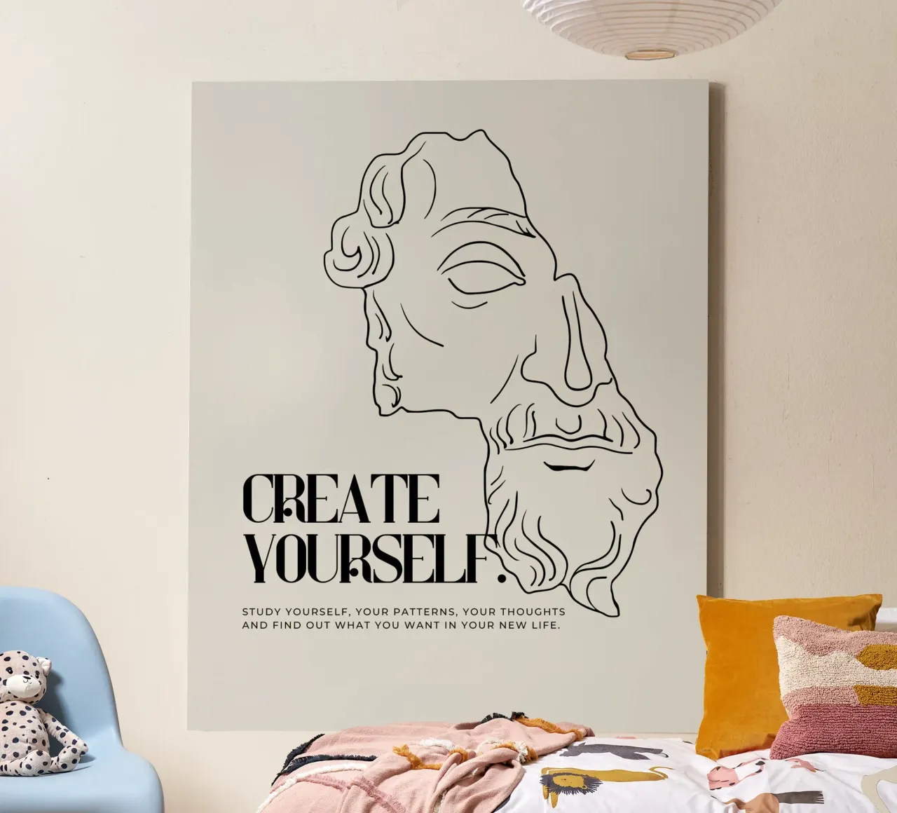 create yourself tela da Ambition Wall