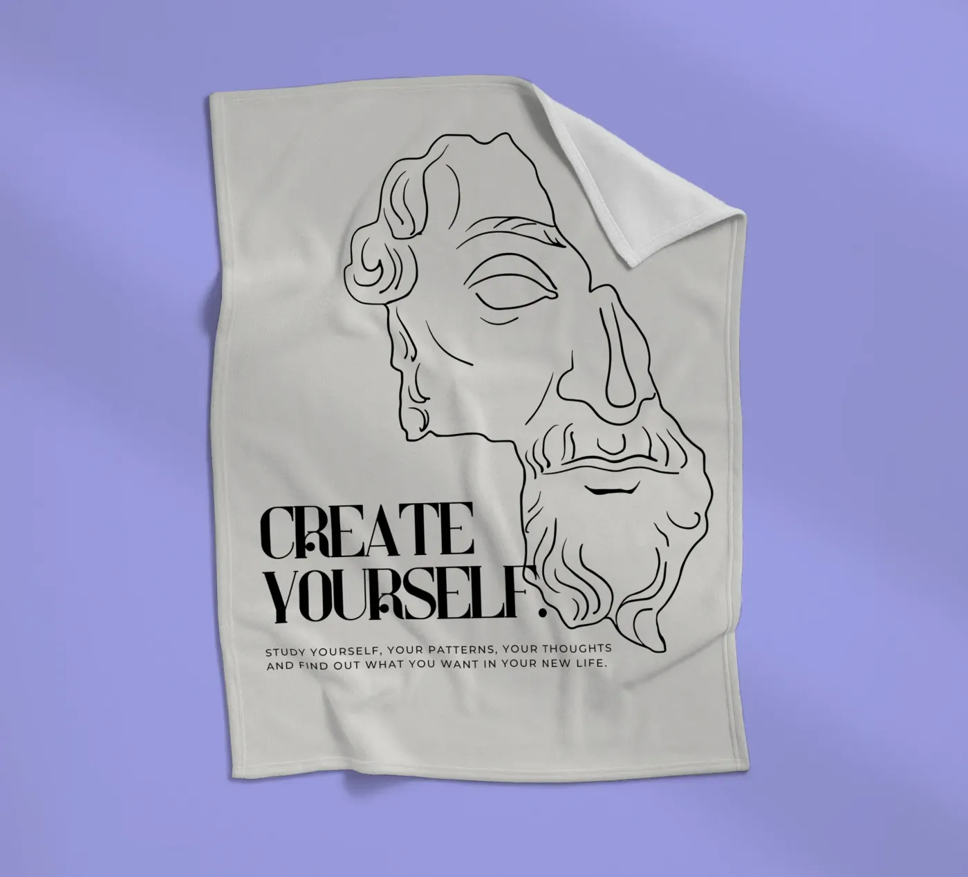 create yourself Fleecedecke von pixelflow