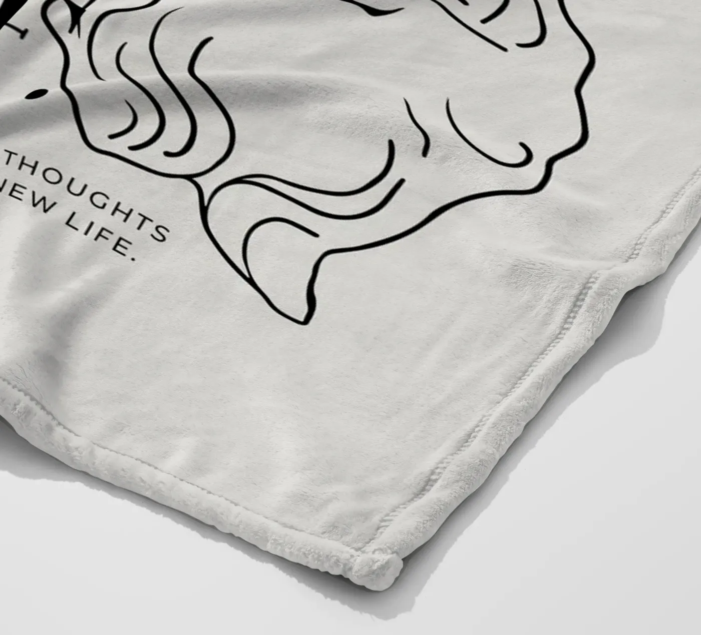 create yourself coperta in pile da pixelflow