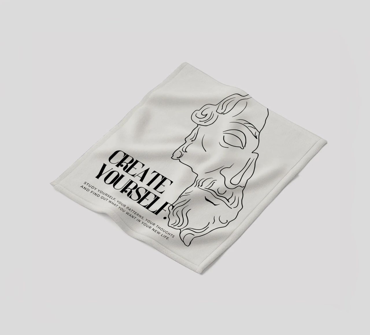 create yourself coperta in pile da Ambition Wall