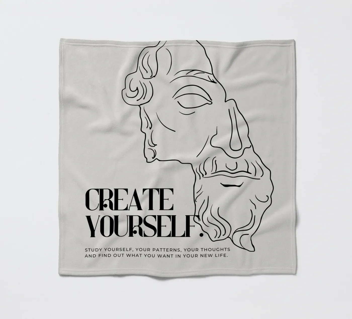 create yourself Fleecedecke von pixelflow