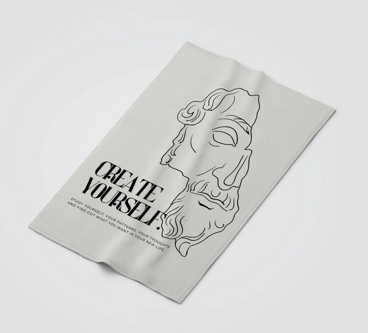 create yourself coperta in pile da Ambition Wall