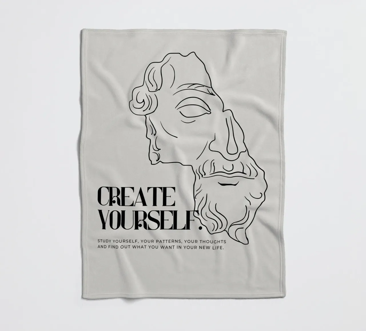 create yourself fleecedeken van Ambition Wall
