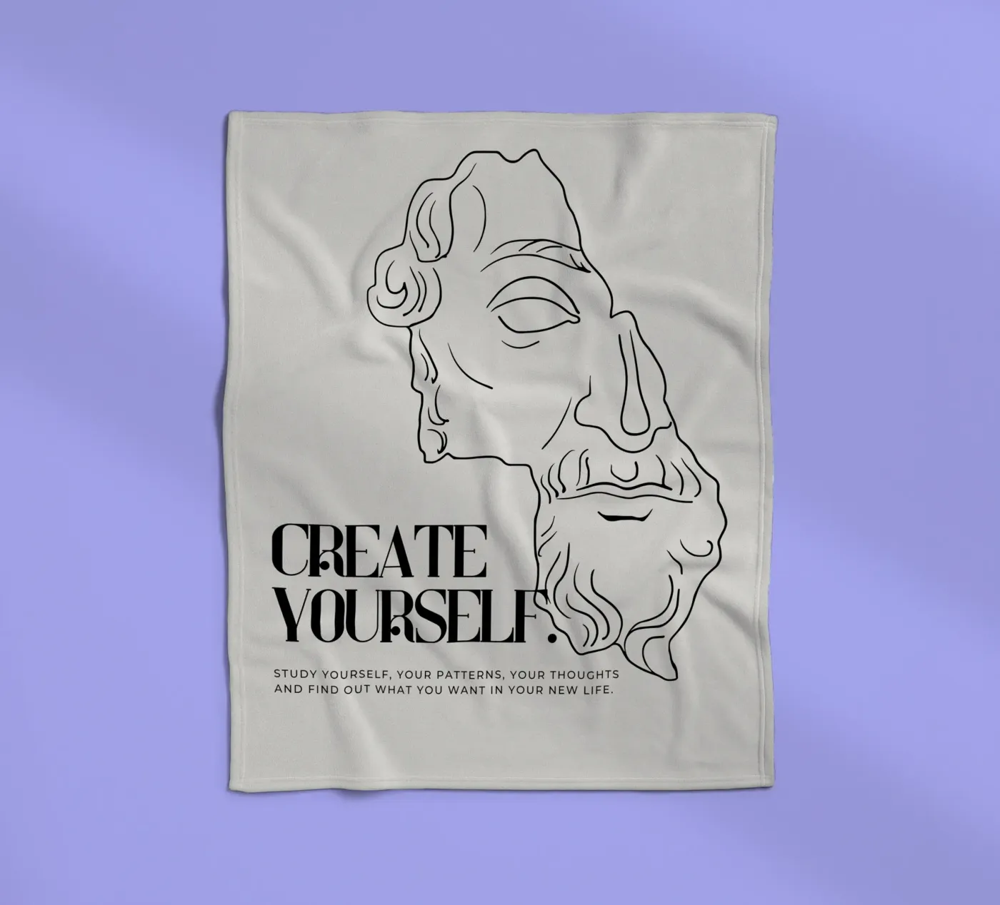 create yourself fleecedeken van pixelflow