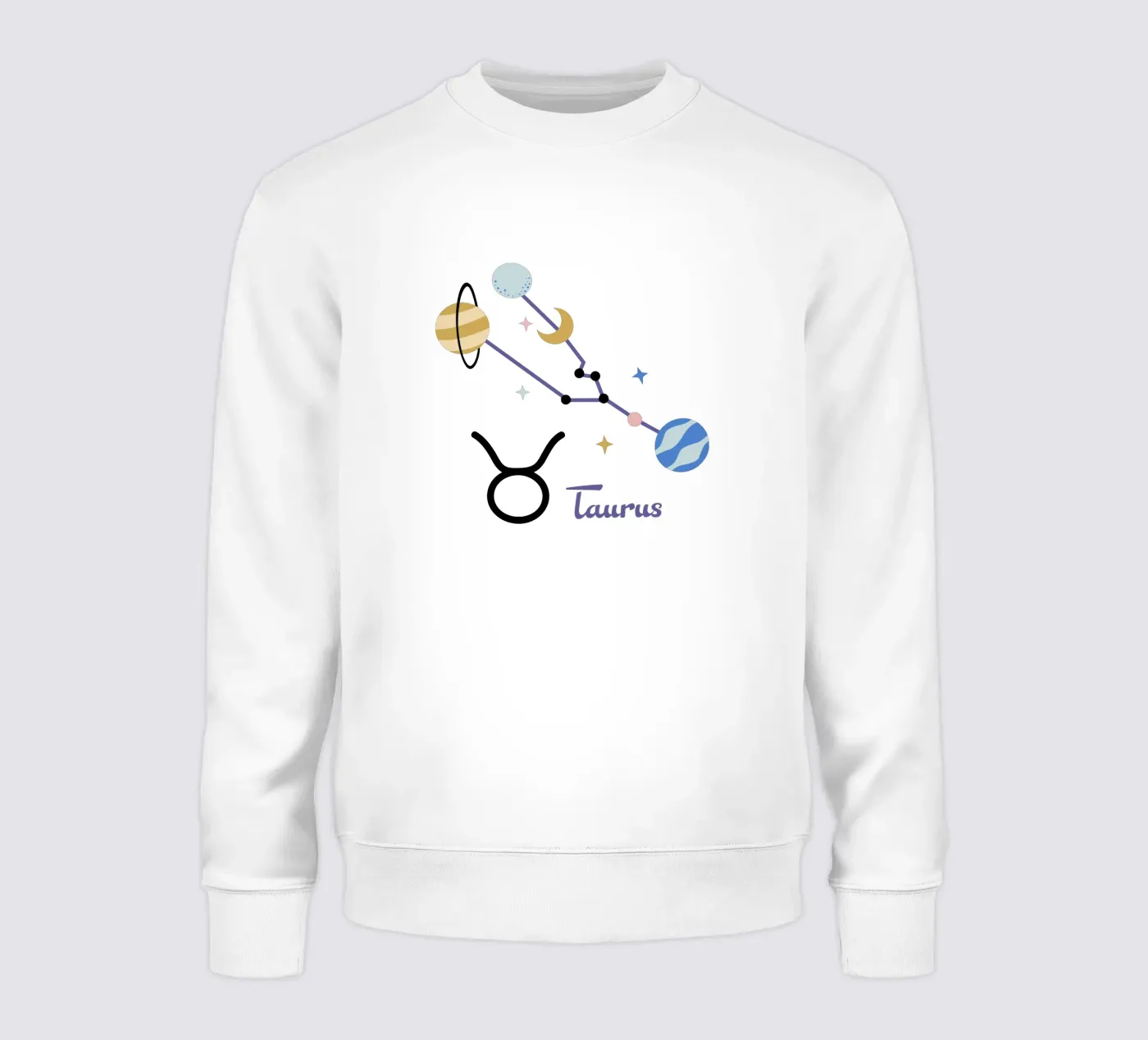 Taurus (Without Background) sweatshirt van treechild