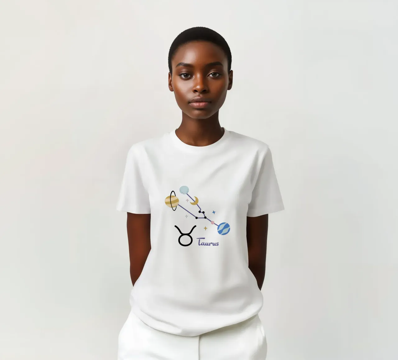 Taurus (Without Background) t-shirt da treechild
