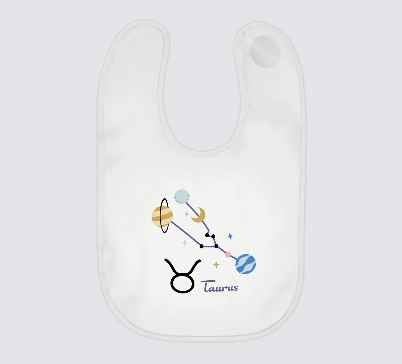 Taurus (Without Background) bavaglino da treechild