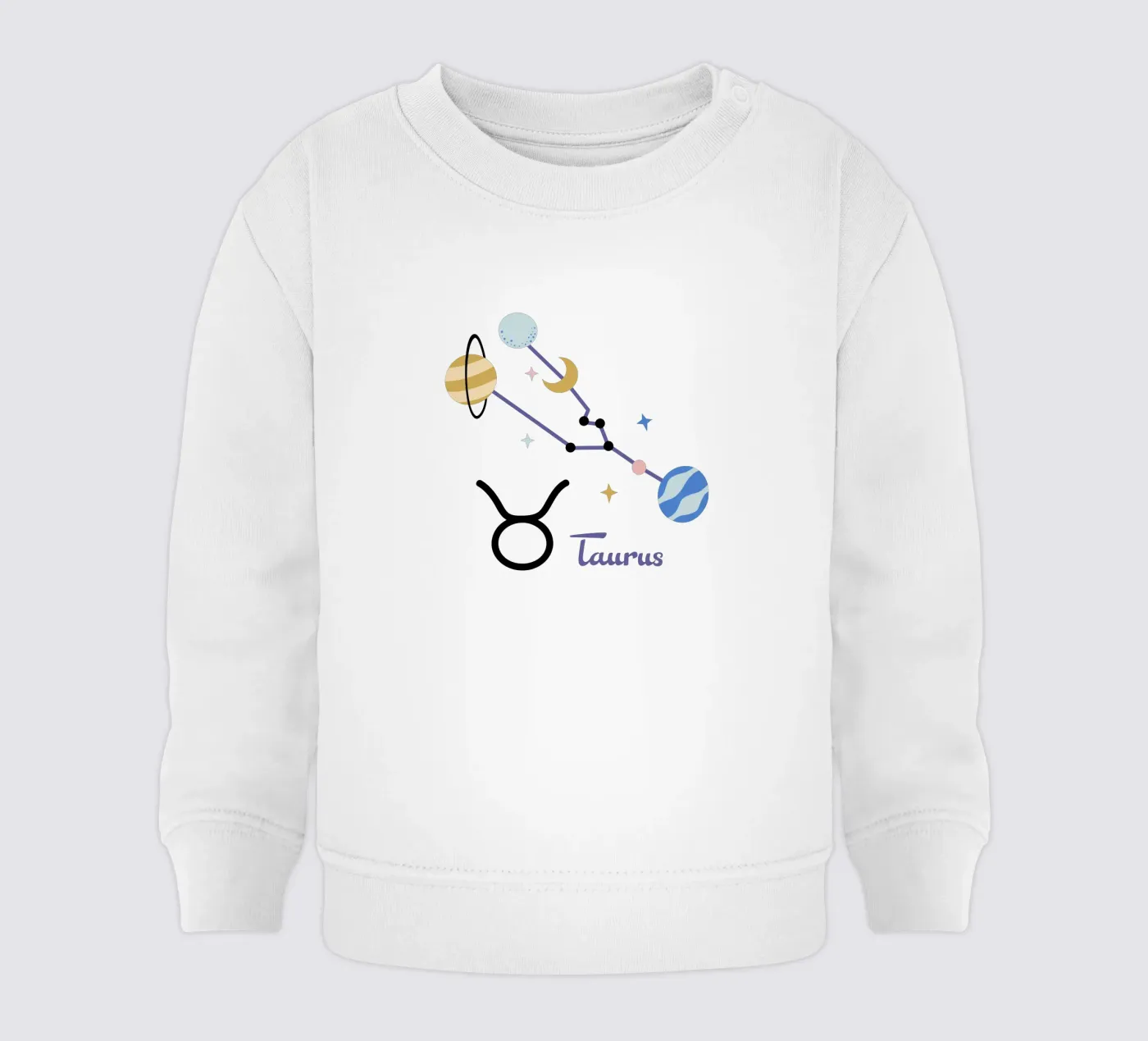 Taurus (Without Background) sweat pour bébé de treechild
