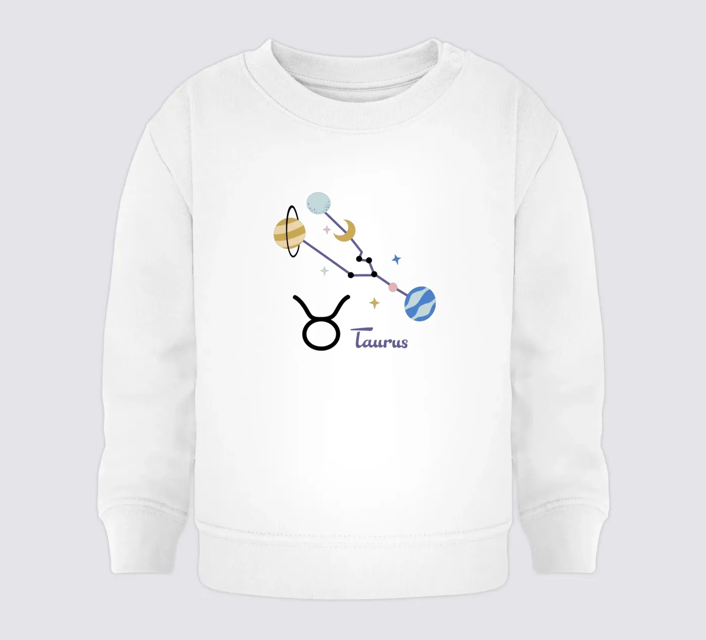 Taurus (Without Background) sweat pour bébé de treechild