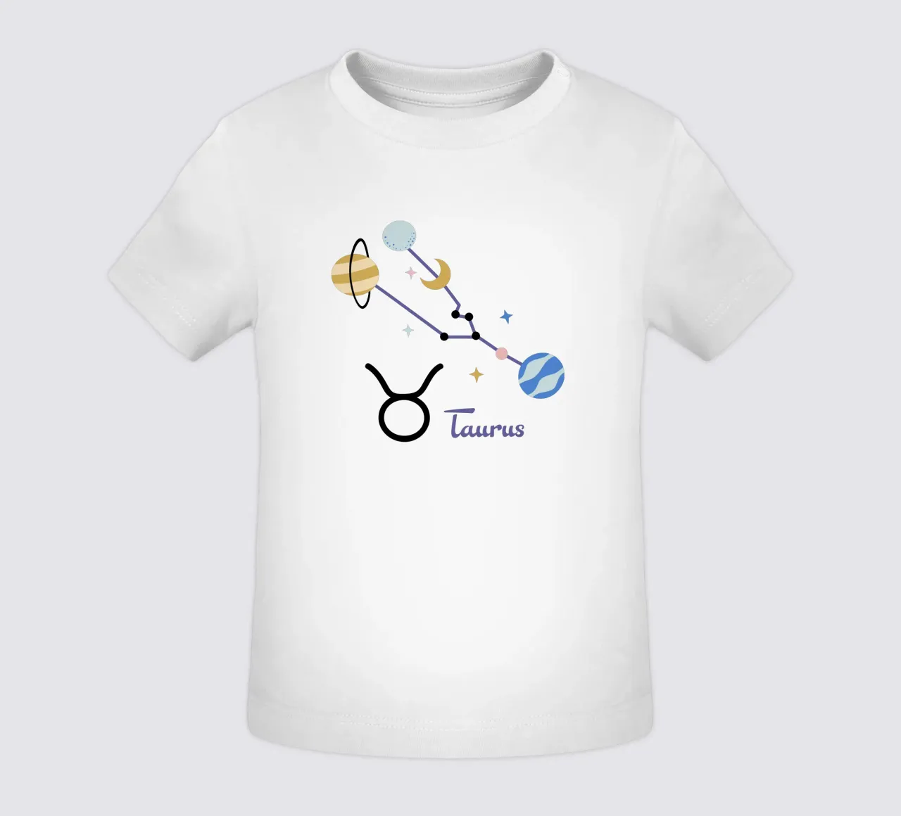 Taurus (Without Background) maglietta neonato da treechild