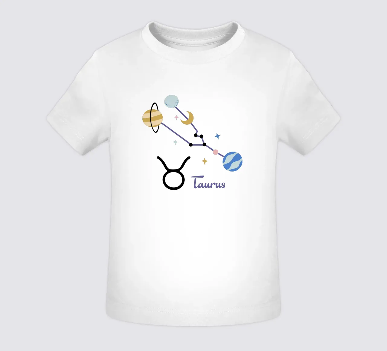 Taurus (Without Background) maglietta neonato da treechild