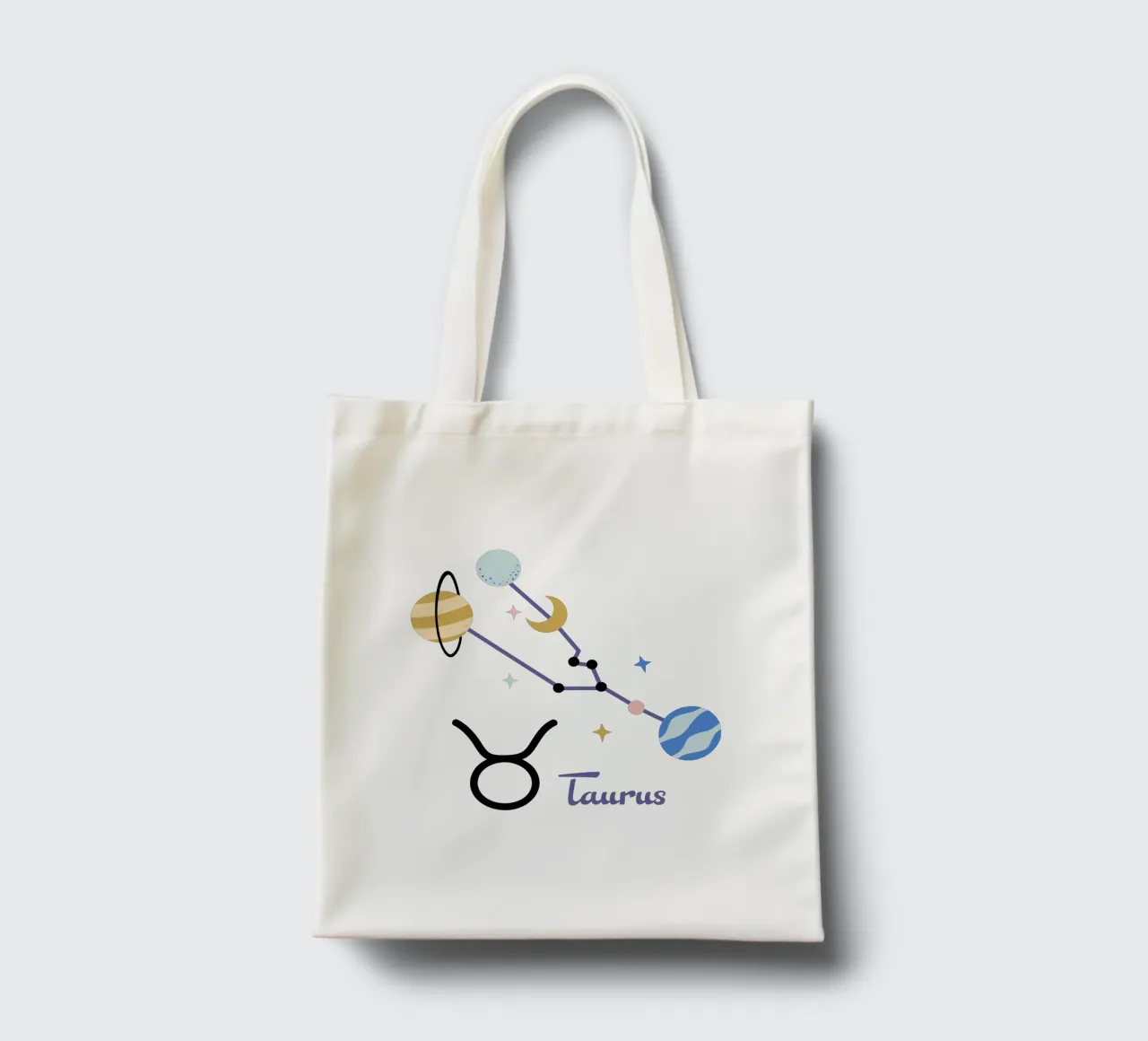 Taurus (Without Background) tote bag by treechild