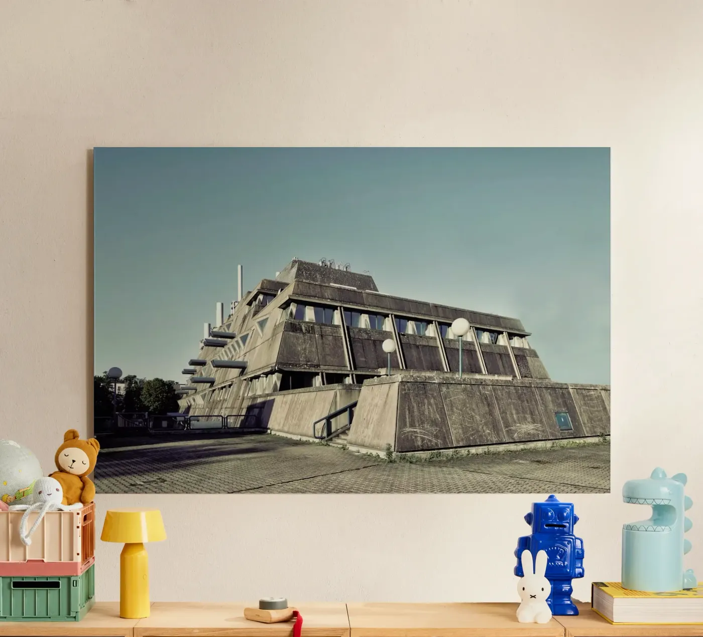 Maeusebunker 02 acryl van Michael Belhadi