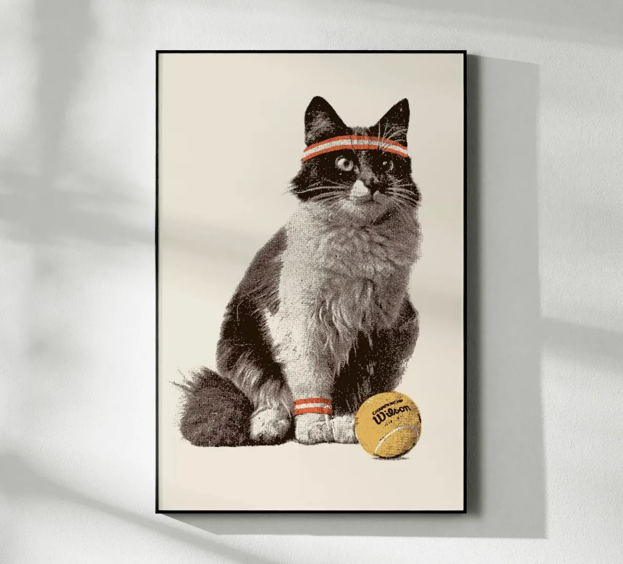 Tennis Cat plexiglass da Florent Bodart