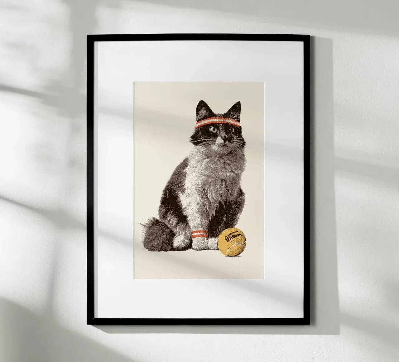 Tennis Cat poster de Florent Bodart