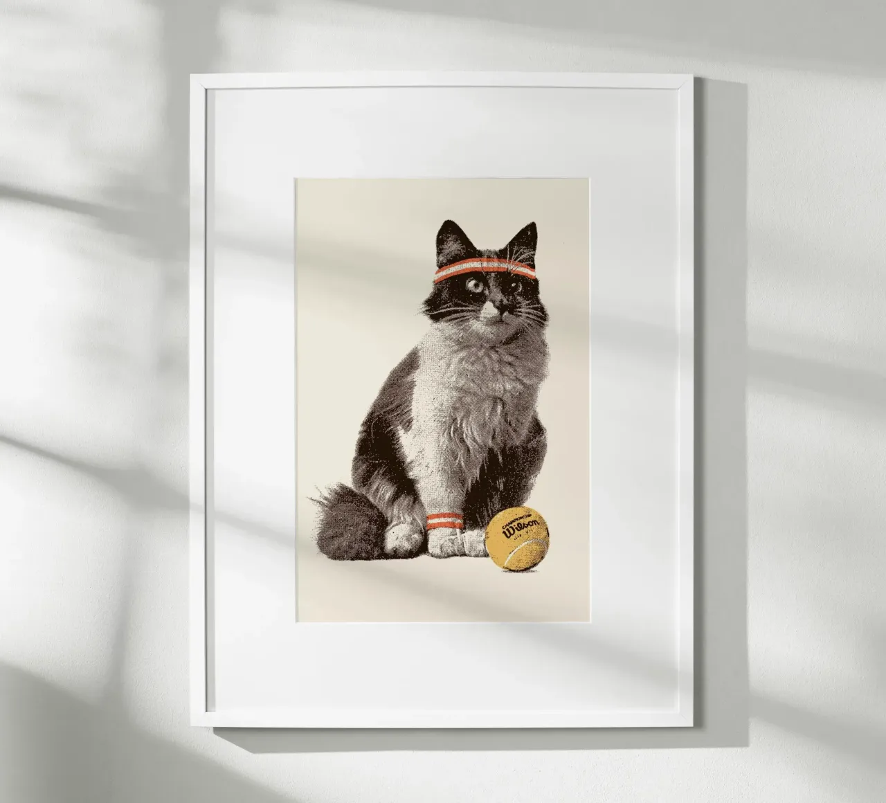 Tennis Cat poster de Florent Bodart