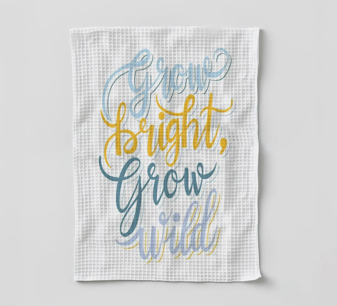 Cita de Grow bright, grow wild paño de cocina de Martina