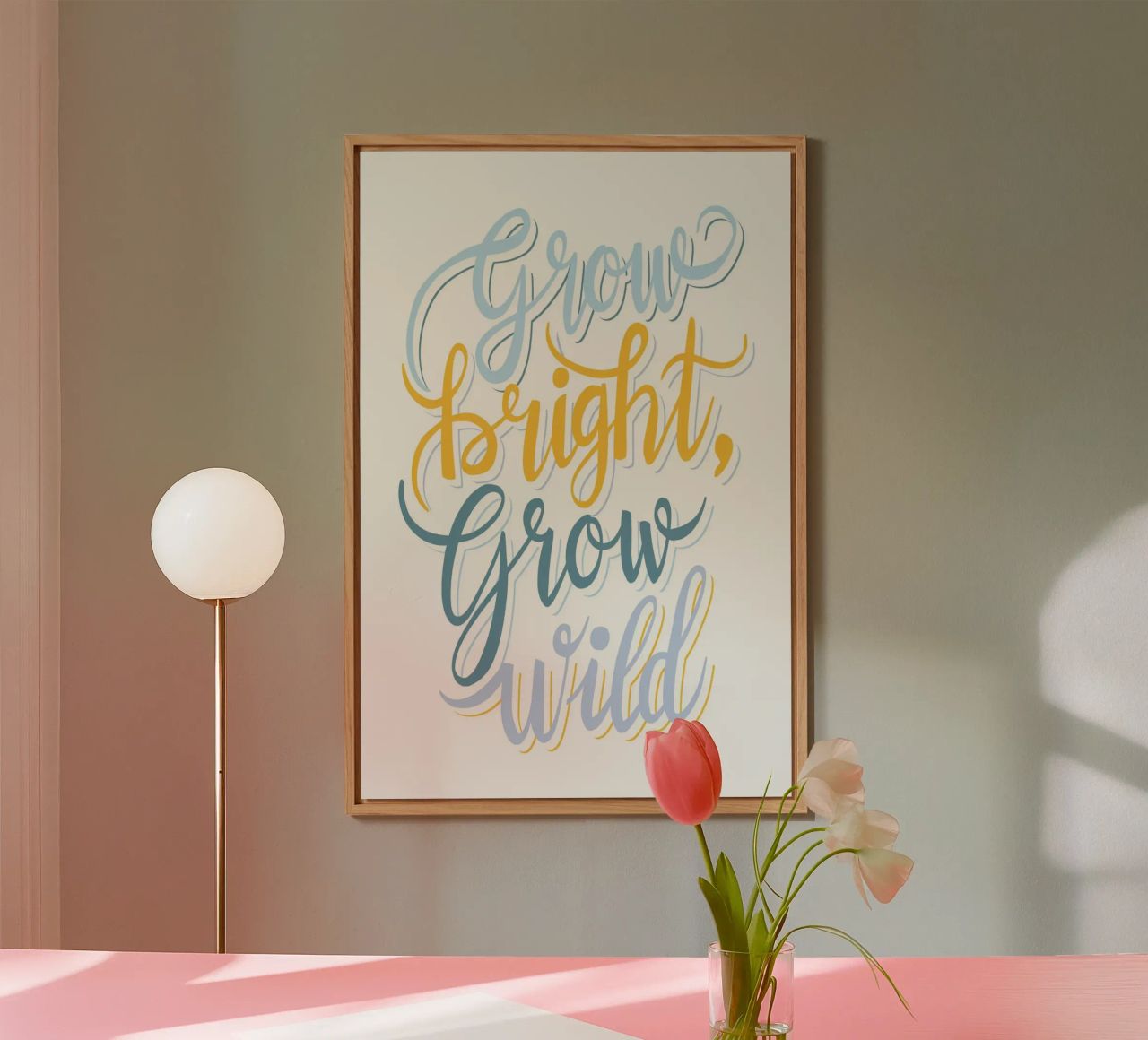 Citation de Grow bright, grow wild alu dibond de Martina