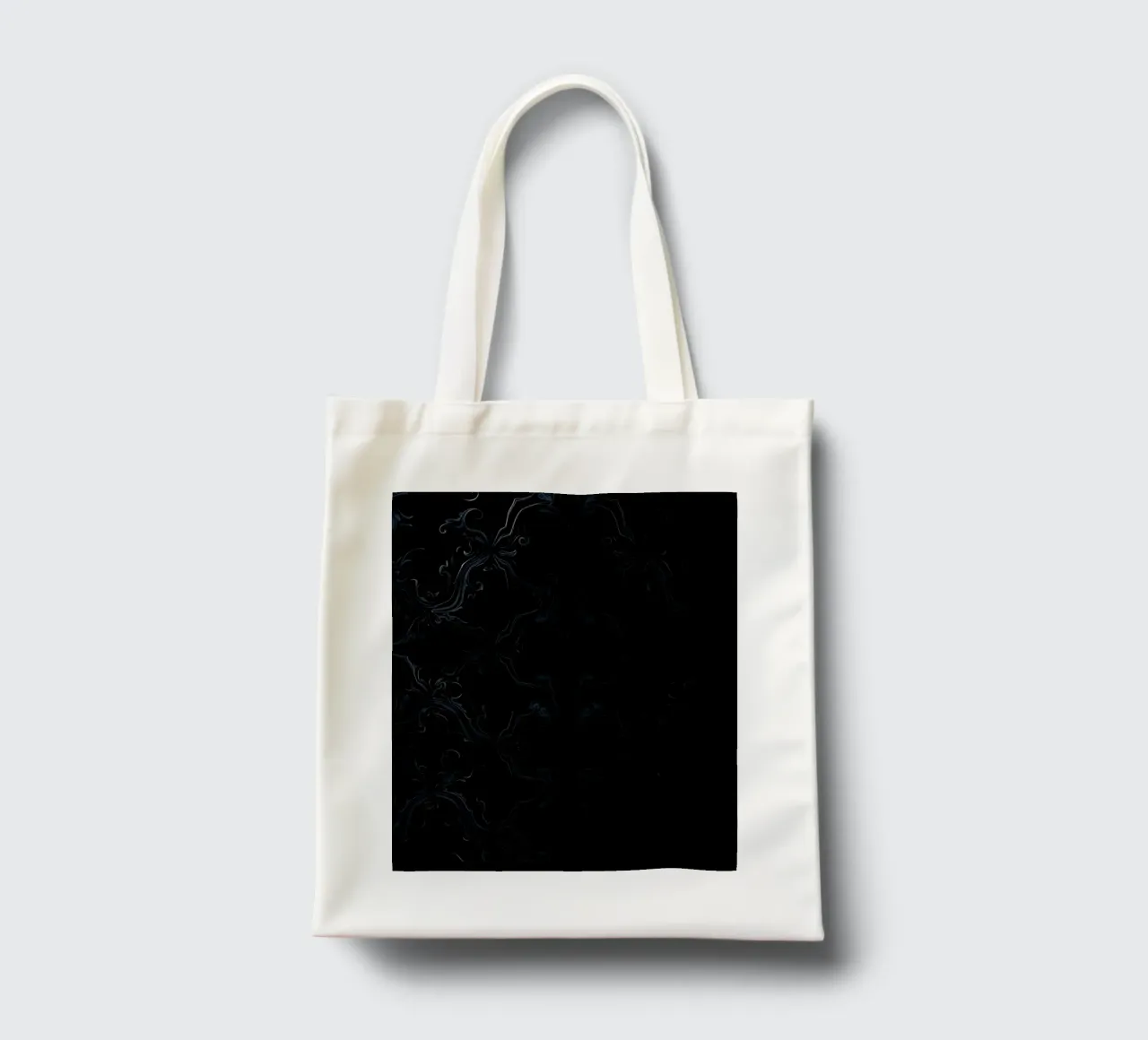 Elegant abstract getextureerd donker behang achtergrond kunst jute draagtas van DesignDoodle
