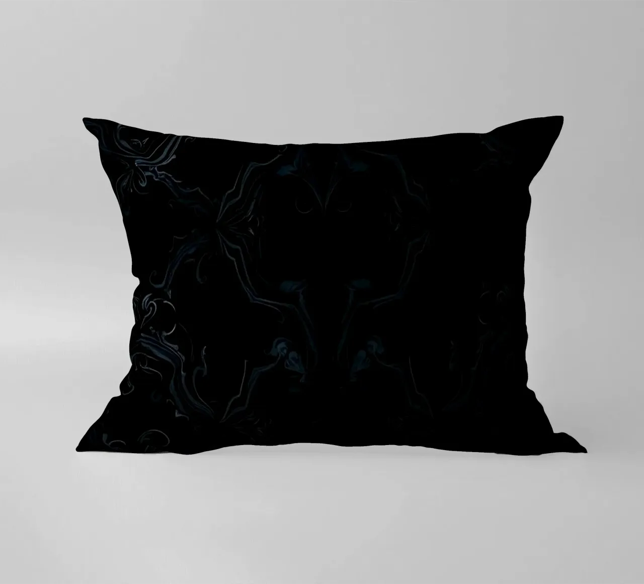 Elegant abstract getextureerd donker behang achtergrond kunst kussen van DesignDoodle