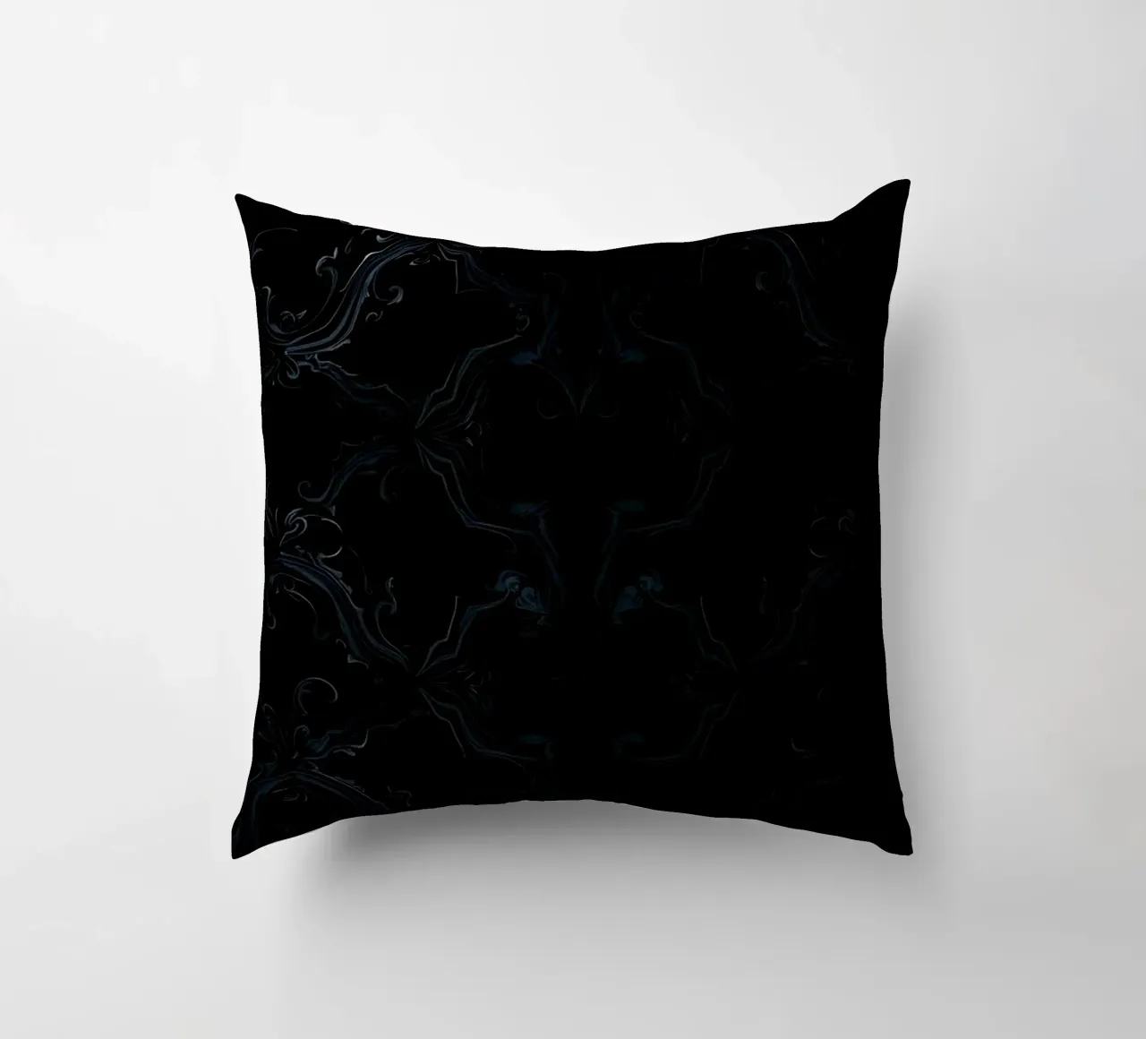 Elegant abstract getextureerd donker behang achtergrond kunst kussen van DesignDoodle