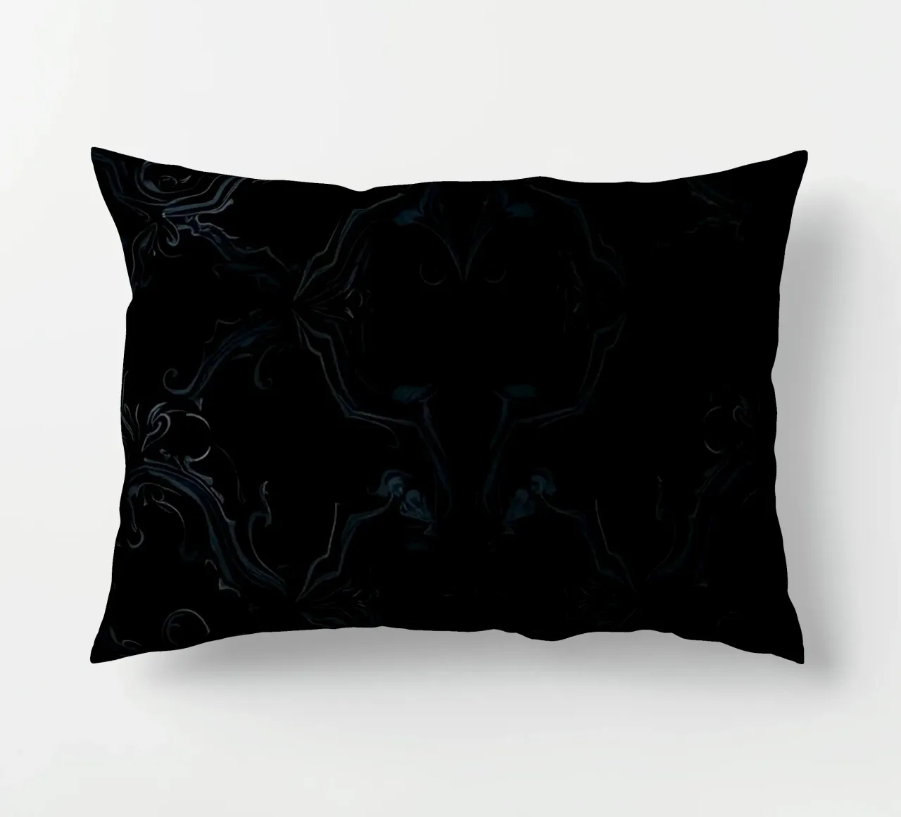 Elegant abstract getextureerd donker behang achtergrond kunst kussen van DesignDoodle