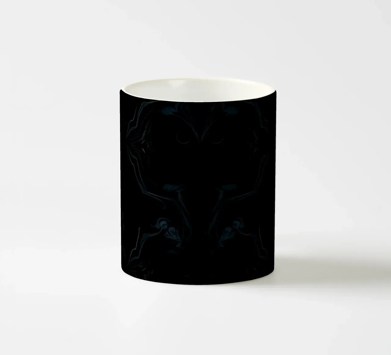 Elegant abstract getextureerd donker behang achtergrond kunst keramische mok van DesignDoodle
