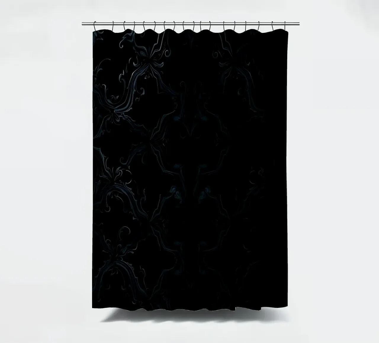 Elegant abstract getextureerd donker behang achtergrond kunst douchegordijn van DesignDoodle