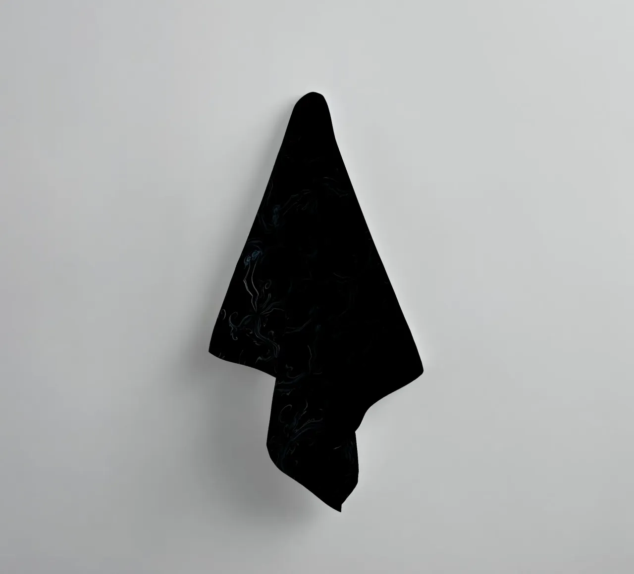 Elegant abstract getextureerd donker behang achtergrond kunst badhanddoek van DesignDoodle