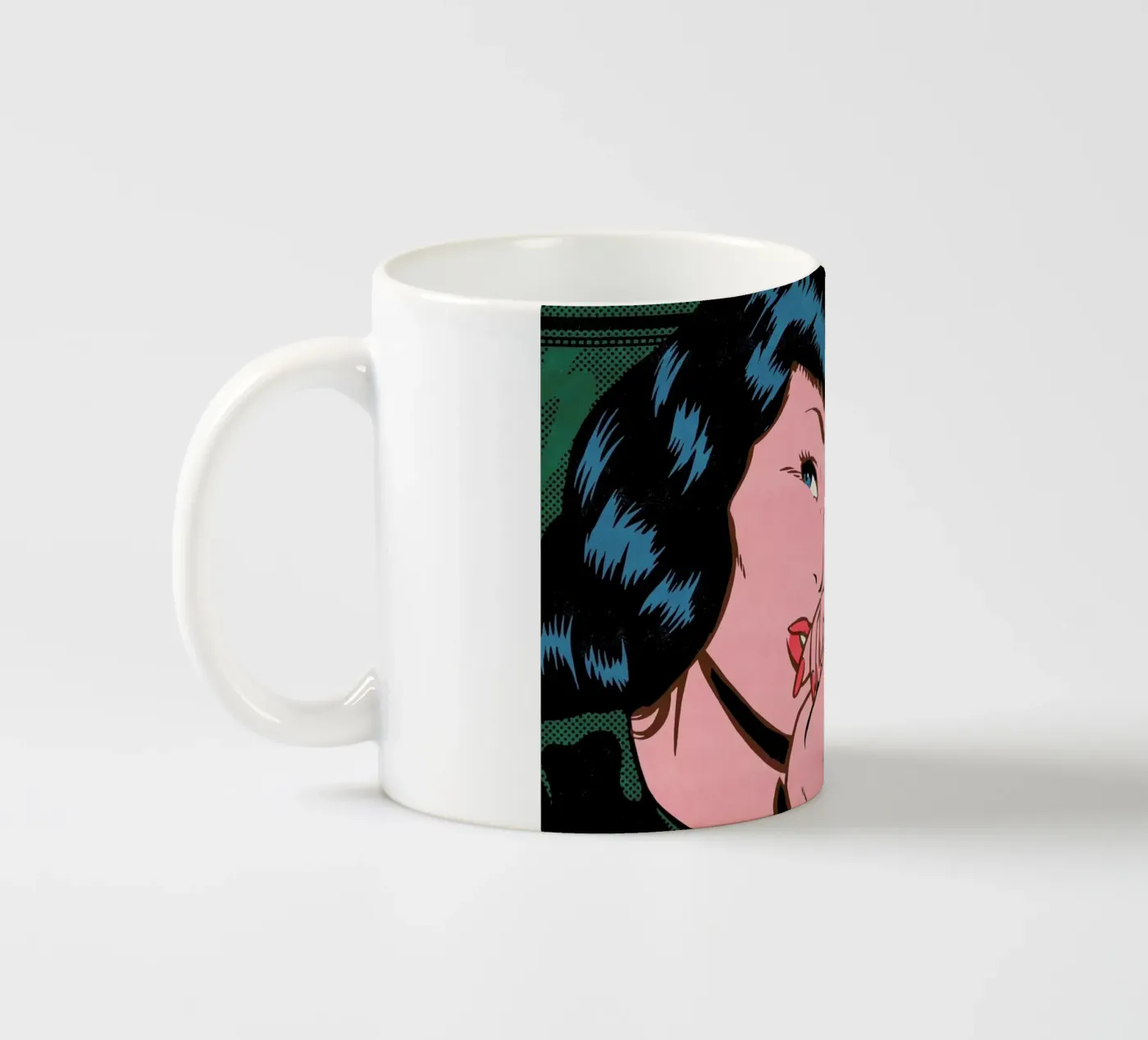 Indecision ceramic mug by Matheus Lopes Castro