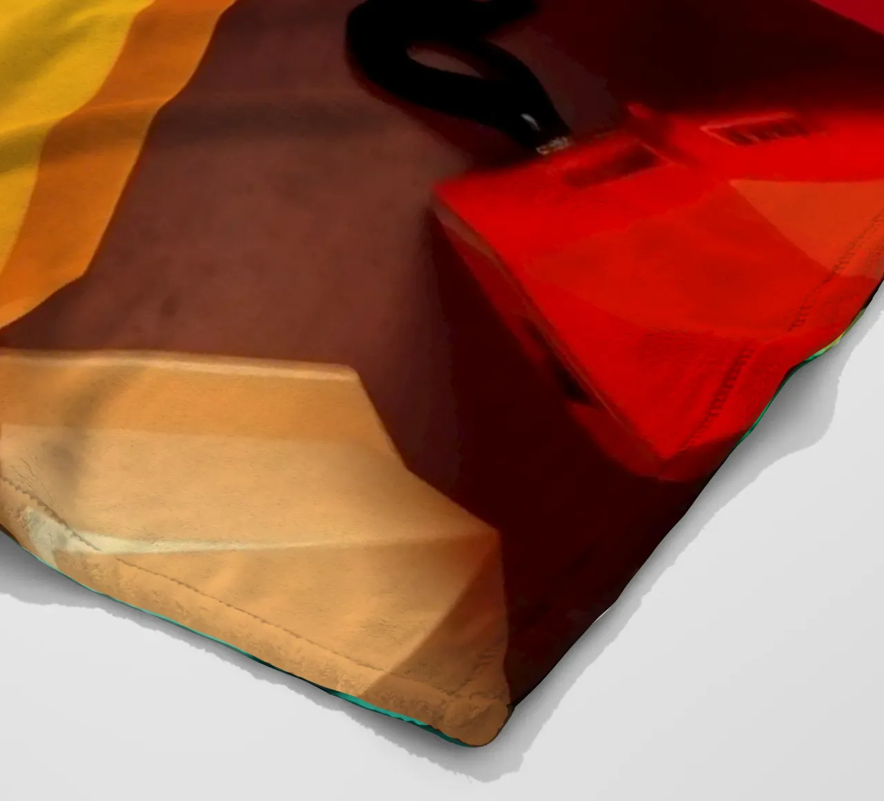 Forme astratte colorate stratificate di forme geometriche coperta in pile da DesignDoodle