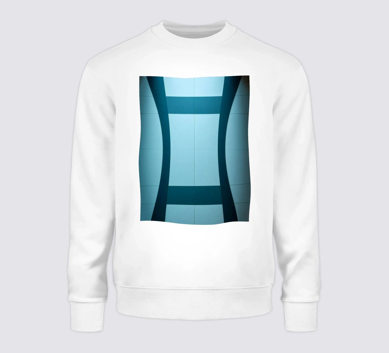 Design unico e astratto con curve morbide e contrasto felpa da DesignDoodle